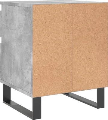 Obrázek produktu pro vidaXL Noční stolek Concrete Grey 40x35x50 cm Dřevěný materiál