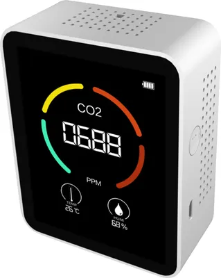 Obrázek produktu pro Monitor kvality vzduchu Měřič oxidu uhličitého Digitální teploměr Tester 3v1 pro testování teploty vlhkosti oxidu uhličitého