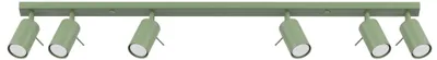 Immagine prodotto di Plafoniera RING 6L color salvia 6xGU10 10W acciaio 16x6x118 cm Sollux Lighting