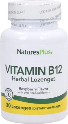 Produktbild von Natures Plus Vitamin B12  1000 mcg - 30 Kräuter-Lutschtabletten