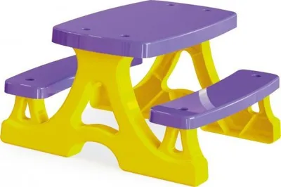 Produktbild von Mochtoys Kinderbank, Kindersitzgruppe 10722 für drinnen und draußen 79x78x49 cm