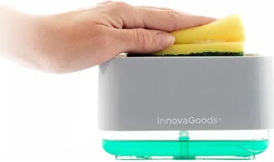 Obrázok produktu pre Dávkovač mydla 2 v 1 pre umývadlo Pushoap InnovaGoods
