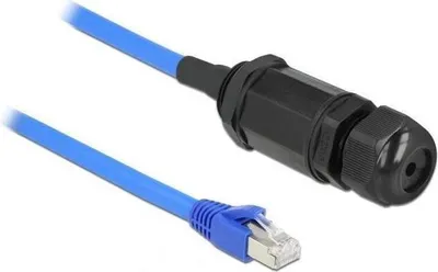 Image de DELOCK Kabel RJ45 Stecker zu RJ45 Buchse Cat.6 Wasserdicht