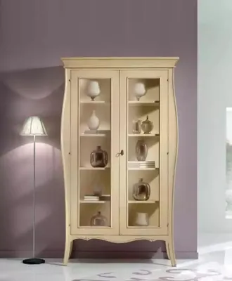 Produktbild von Italienische Möbel Vitrine Schrank Schau Schränke Design Wohnzimmer Neu