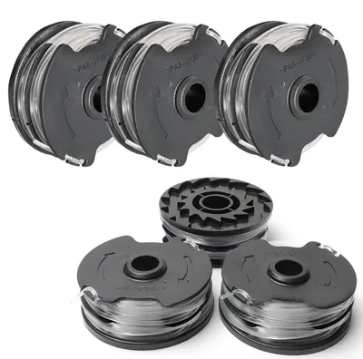 Produktbild von 6 Stück Ersatz-Rasentrimmer-Drahtspulen, 10 Meter, Durchmesser 1,65 mm