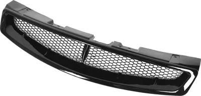 Zdjęcie produktu dla Osłona przedniego zderzaka, kratka z siatki, czarne błyszczące kratki do 2-drzwiowego coupé G35 2003-2007