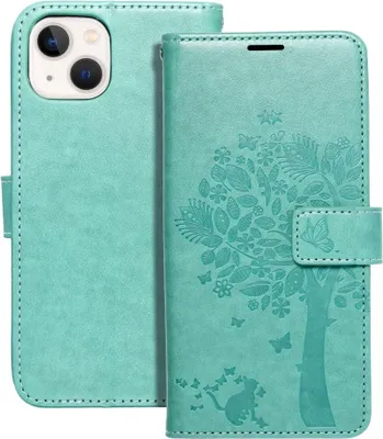 Zdjęcie produktu dla Etui MEZZO Book Case pasuje do IPHONE 13 tree green