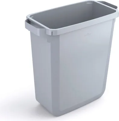 Image de DURABLE Conteneur à déchets DURABIN® 60L rectangle, Gris, 1800496050