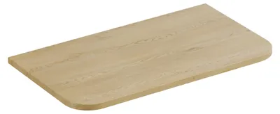 Obrázok produktu pre Moderná, štýlová umývadlová doska do kúpeľne, 80 cm, z dubového dreva