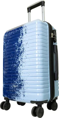 Produktbild von Hartschalen Trolley Handgepäck mit tollem Farbdesign Sierra Hellblau-Dunkelblau Gr. M