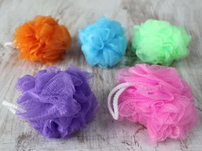 Zdjęcie produktu dla Gąbka do kąpieli – klasyczna, zestaw 5 sztuk, 40 g