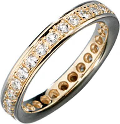 Produktbild von Ring für Damen Memoryring mit Diamanten Brillanten 585 Gold Gelbgold Goldring Innenumfang 56mm  Ø17.8mm