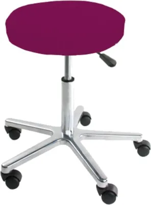 Produktbild von Hockerbezug rund : Farbe Frottee - Burgund, Größe - Ø 35-40 cm