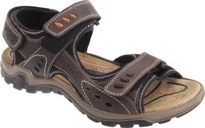 Produktbild von IMAC Herren 3 Touch Delux Sport Sandalen Leder DF602 (42 EU) (Braun)