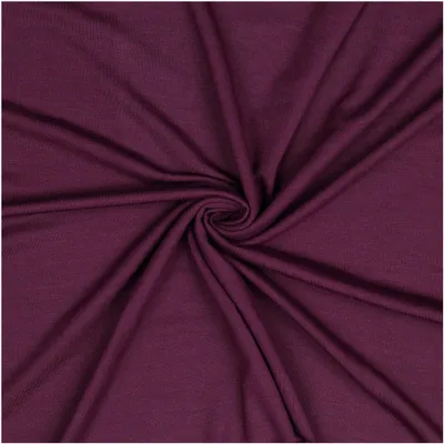 Modal-Jersey Modalstoff 27 Farben 0,5x1,45m Jerseystoff Tencel™ Modal Oeko-Tex zertifiziert aubergine