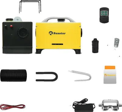 Image de Chauffage diesel, télécommande, portable, 8kw