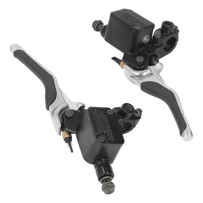 Produktbild von Paar Motorrad-Bremsgriffhebel links rechts mit Ölkanne, CNC-Ersatz aus Aluminiumlegierung für YQ50 Aerox 1997‑2013