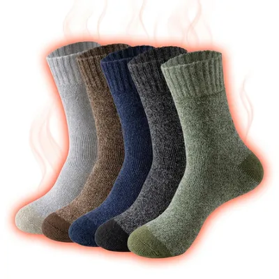 Produktbild von Dicke Thermosocken für kalte Jahreszeiten – 5 Paar
