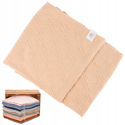 Produktbild von Snuglytots Babydecke Spirala Beiger 100% Baumwolle