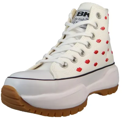 Produktbild von British Knights Damen High Sneaker Kaya Mid Fly High Top B51-3714 Weiß
