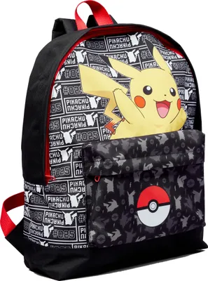 Produktbild von Pokeball Rucksack Junior 13 Liter Schwarz/Rot
