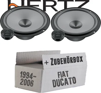 Produktbild von Hertz K 165 - KIT - 16,5cm Lautsprecher Komposystem - Einbauset passend für Fiat Ducato 230 244 Front - justSOUND