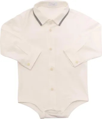 Zdjęcie produktu dla 7882AP body camicia bimbo IL GUFO body chłopięce dziecięce