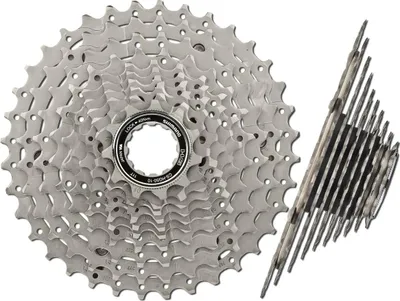 Produktbild von Shimano CS-HG50-10, Fahrradritzel, Mountainbike, Stahl, Schwarz, Edelstahl