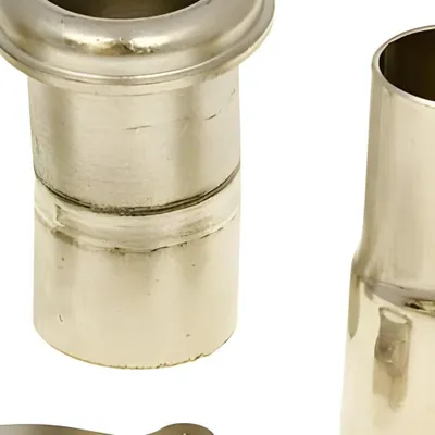 Image de Collecteur d'échappement Yasuni TUB810, compatible avec les systèmes d'échappement Rieju MRT 50