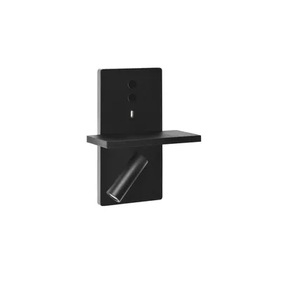Produktbild von LEDS-C4 Elamp Wall Fixture, Oberfläche, 96 Glühbirne(n), 2700 K, IP20, Schwarz