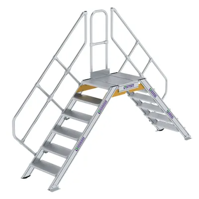 Produktbild von Günzburger Steigtechnik Überstieg 45° Stufenbreite 600 mm 6 Stufen - 600936