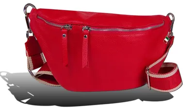 Immagine prodotto di Cintura borsa rosso Firenze tracolla pelle coordinata D2OTF821R