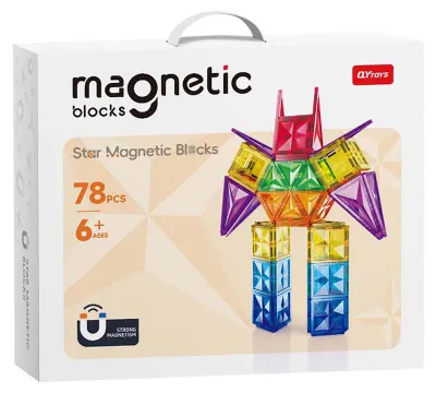 Obrázok produktu pre Magnetická stavebnica - 78dlg.