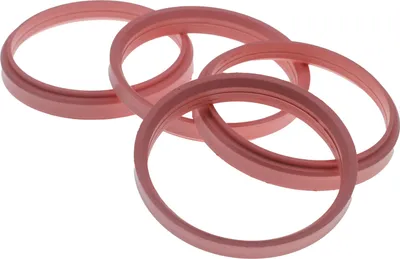 Produktbild von 4x Zentrierringe 76,0 x 66,5 mm Rosa Felgen Ringe Germany