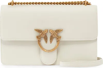 Produktbild von PINKO Umhängetasche Love One Classic DC White - Antique Gold creme
