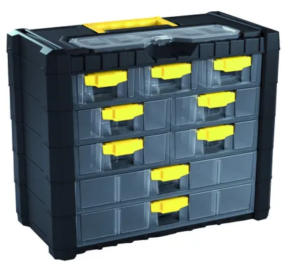 Produktbild von ! Werkzeugkasten Kleinteilemagazin Multicase Cargo 40x20x39cm