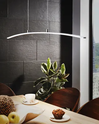 Image de Elégante suspension LED en acier robuste