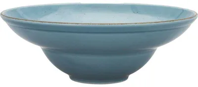 Produktbild von 6x Pastateller, Serie Kaszub, türkis, braun gesprenkelt, Ø 260 mm, 6 Stück