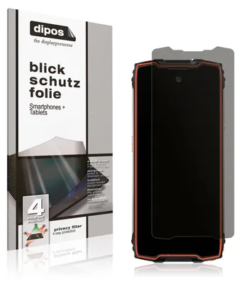 Produktbild von Blickschutzfolie für Blackview BV9300 Pro matt Schutzfolie Folie Display Schutz dipos