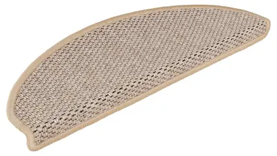 Image de vidaXL Tapis d'escalier Autoadhésif Sisal 15 pcs. 65x21x4 cm Beige clair