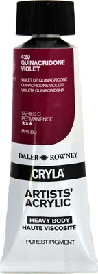 Produktbild von Daler Rowney Cryla Artists’ Acrylfarbe Quinacridone Violet 75 ml 1 Stck