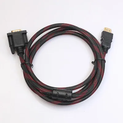 Produktbild von 1.5M HDMI bis 15 Pin VGA Converter Adapter Kabelkabelkabel für PC Computer Desktop Laptop Tablet Full HD 1080P HDTV Monitor