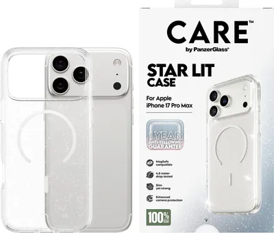 Produktbild von CARE by PanzerGlass Flagship Case Urban Explorer Star Lit w. White MagSafe iPhone 17 Pro Max