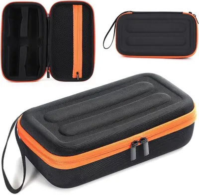Obrázok produktu pre Puzdro na mikrofón – úložný box, taška – na ochranu mikrofónov – vodotesné, odolné voči nárazom – 27 cm – čierna farba