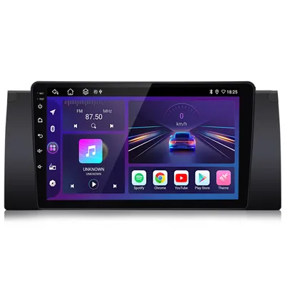 Obrázok produktu pre DSP carplay Android13 1+32G WIFI Autorádio 9" GPS NAVI für BMW E39 X5 E53 SWC BT FM