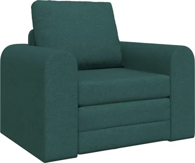 Immagine prodotto di vidaXL Divano letto verde scuro 98 x 71 x 83 cm tessuto