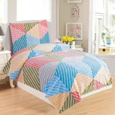 Obrázek produktu pro Mikroplyšové povlečení 140x200 + 70x90 - Rombo