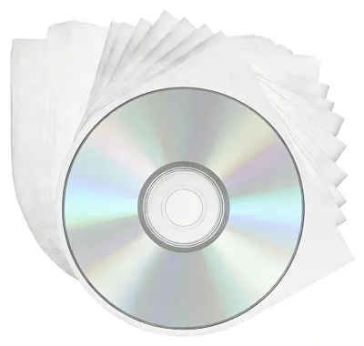 Zdjęcie produktu dla 100 sztuk etui na płyty CD - Przezroczyste plastikowe etui ochronne do płyt CD/DVD