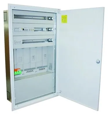 Produktbild von Eaton Heimverteiler Ybbs+, 3 Zählerplätze, 3 Nachzählerreihen, Unterputz, weiß, 754x1235x240mm, 1 Stk.