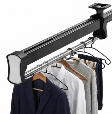 Productafbeelding van Uittrekbare kledingstang voor kast en opbergruimte